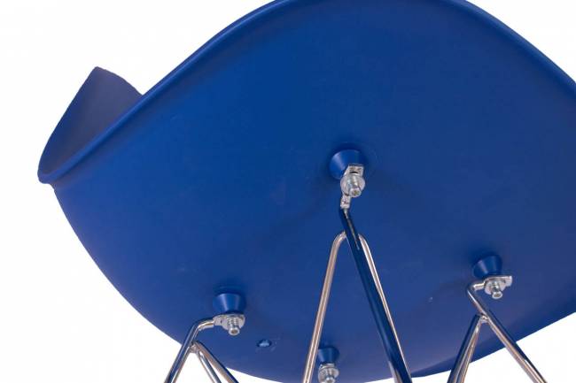 Стул Eames темно-синий, опора металл Стул Eames темно-синий, опора металл