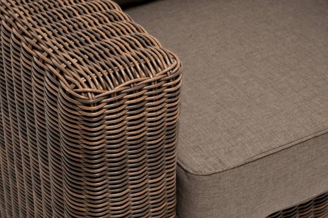 "Боно" лаунж-зона из искусственного ротанга, цвет коричневый