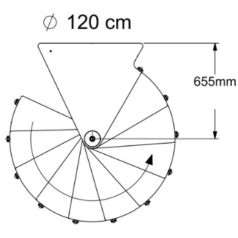 Винтовая лестница Montreal Classic d120