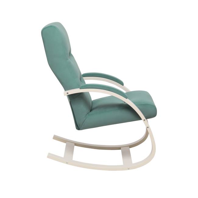 Кресло-качалка Leset Милано Слоновая кость V43 зелёный Кресло-качалка Leset Милано Слоновая кость V43 зелёный