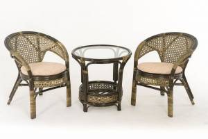 Комплект для террасы  02/15 (2+1) олива Комплект для террасы  02/15 (2+1) олива