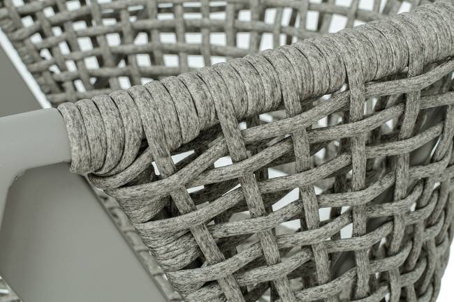 "Амстердам" плетеный стул из искусственного ротанга, цвет серый "Амстердам" плетеный стул из искусственного ротанга, цвет серый