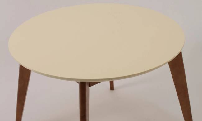 Стол Сканди К 100, Орех/Слоновая кость Стол Сканди К 100, Орех/Слоновая кость