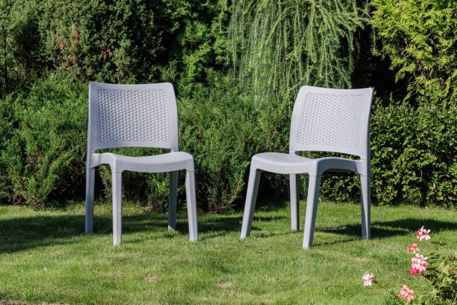 2 стула JULY светло-серые