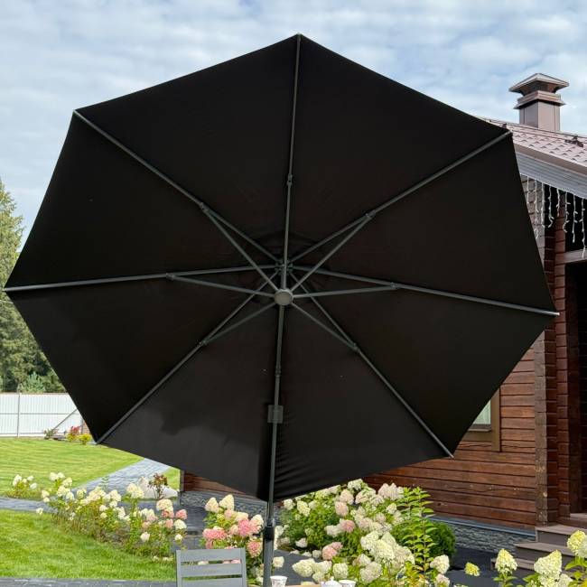 Зонт SKY BLACK круглый