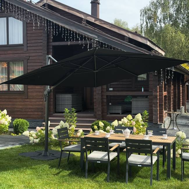 Зонт SKY BLACK квадратный