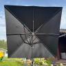 Зонт SKY BLACK квадратный