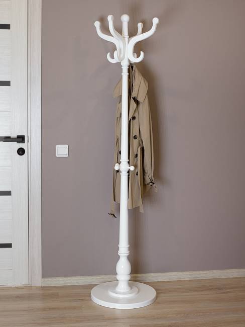 Вешалка напольная В 1Н белый