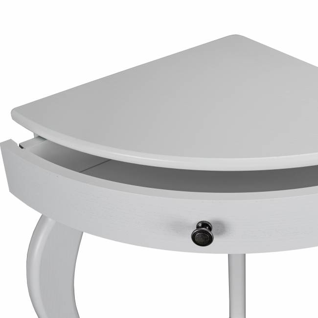 Консоль угловая Элегант молочный дуб Л Консоль угловая Элегант молочный дуб Л