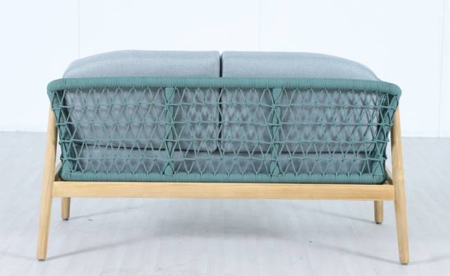 Диван деревянный двухместный Cambria натуральный, мальмо 1391х715х722 мм Диван деревянный двухместный Cambria натуральный, мальмо 1391х715х722 мм