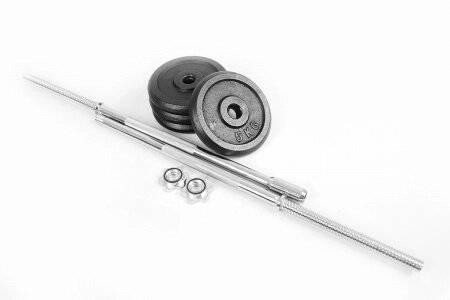 Набор гантелей и штанга ATLAS SPORT 48 кг Набор гантелей и штанга ATLAS SPORT 48 кг