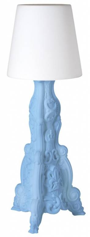 Торшер дизайнерский Madame Of Love Lighting голубой, белый 780х720х2000 мм Торшер дизайнерский Madame Of Love Lighting голубой, белый 780х720х2000 мм