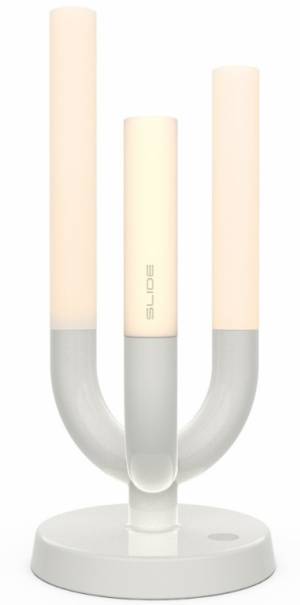 Светильник металлический настольный Luna Lighting белый матовый 100х100х230 мм Светильник металлический настольный Luna Lighting белый матовый 100х100х230 мм