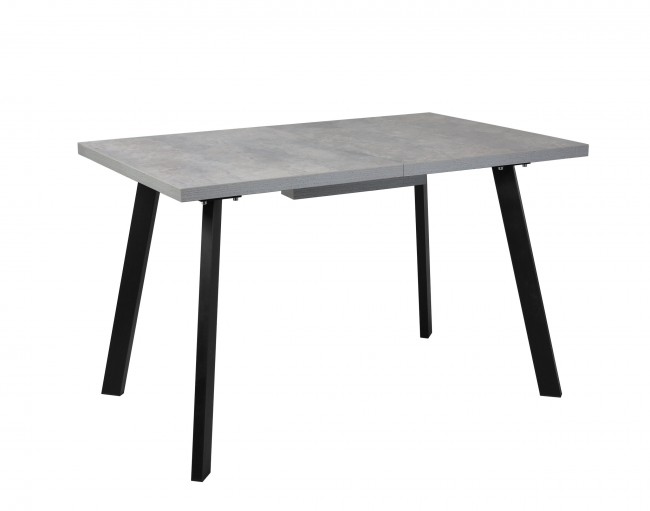 Стол обеденный раздвижной "БОРГ", цемент 