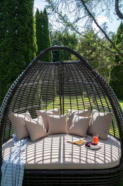 "Тенерифе" плетеная кровать, цвет бронзовый "Тенерифе" плетеная кровать, цвет бронзовый