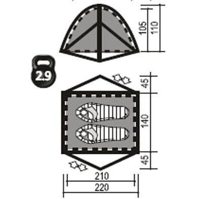 Палатка Indiana Lagos 2