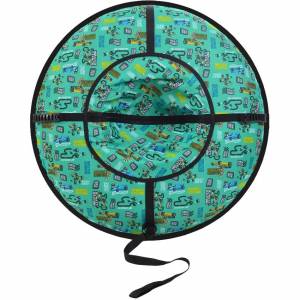 Санки надувные "Ватрушка" серия ДИЗАЙН с молнией ВСД/4М 105 см