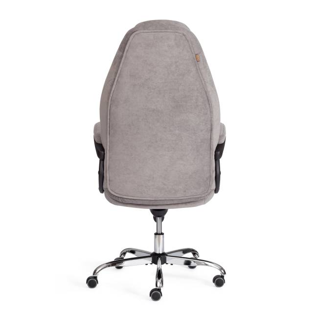 Кресло BOSS Lux флок , серый, 29 серый флок