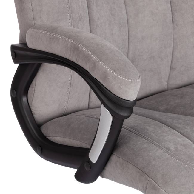Кресло BOSS Lux флок , серый, 29 серый флок