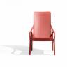 Лаунж-кресло пластиковое Net Lounge коралловый 615х900х990 мм