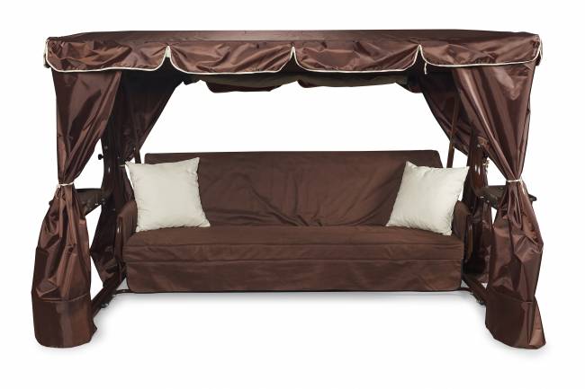 Садовые качели Нирвана 76 PREMIUM шоколад Садовые качели Нирвана 76 PREMIUM шоколад