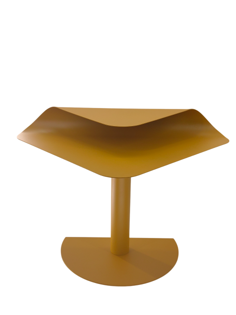 Журнальный столик Cornea металл желтый