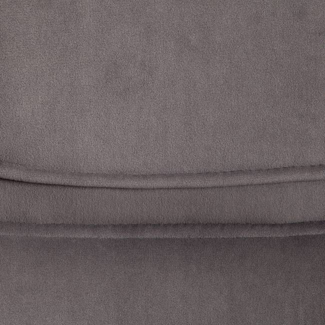 Кресло BERGAMO хром (22) флок , серый, 29 серый флок