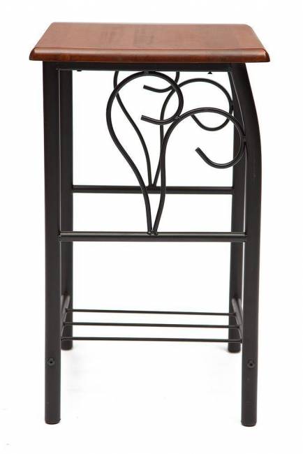 Тумба прикроватная PICCOLO металл/гевея, 37х40х60см, черный/красный дуб черный/красный дуб металл/гевея Тумба прикроватная PICCOLO металл/гевея, 37х40х60см, черный/красный дуб черный/красный дуб металл/гевея