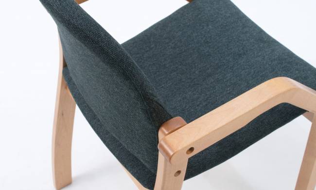 Стул-кресло Джуно 2.0 натур/зелёный