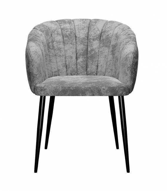 Стул DikLine 442 поворотный, M13 светло-серый, ножки черные Стул DikLine 442 поворотный, M13 светло-серый, ножки черные