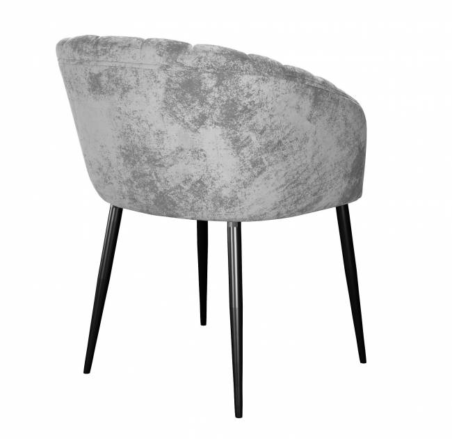 Стул DikLine 442 поворотный, M13 светло-серый, ножки черные Стул DikLine 442 поворотный, M13 светло-серый, ножки черные