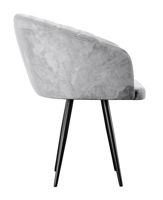 Стул DikLine 442 поворотный, M13 светло-серый, ножки черные Стул DikLine 442 поворотный, M13 светло-серый, ножки черные