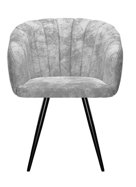 Стул DikLine 442 поворотный, M13 светло-серый, ножки черные Стул DikLine 442 поворотный, M13 светло-серый, ножки черные