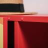 Два комода-тумбы Кармин цвет красный/белый Два комода-тумбы Кармин цвет красный/белый