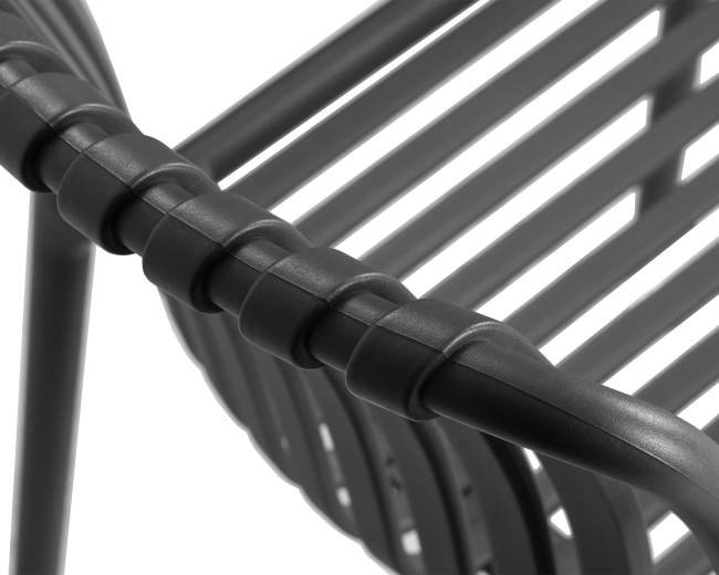 Стул обеденный DOBRIN WALTER ARM, темно-серый (GR-04)